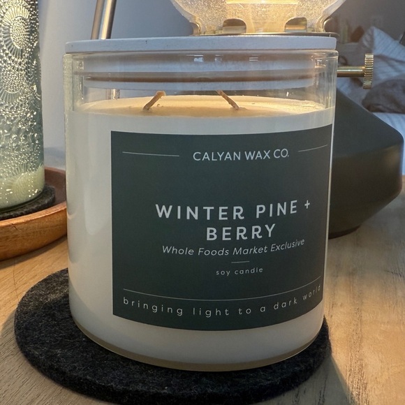 Winter Pine + Berry Soy Candle, 8.8 oz - Picture 1 of 5
